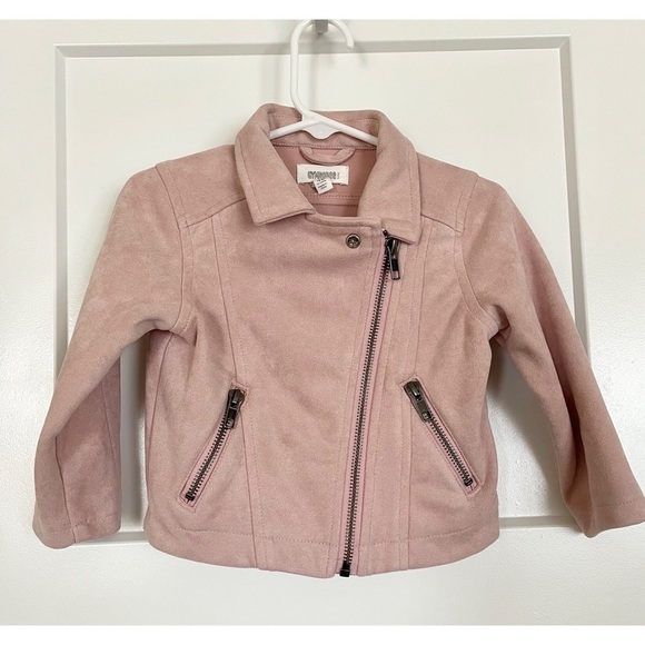 Gymboree Other - Gymboree Pink Suede Jacket 18-24 mos